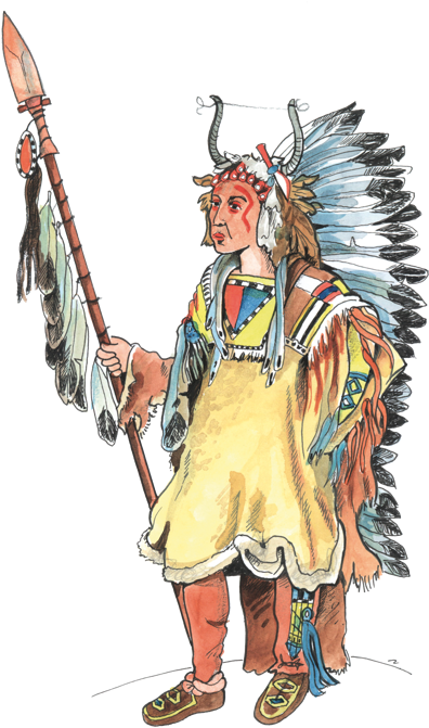 Cowboy Cartoon Stock Photos Royalty Free Cowboy Cartoon - Indigenous Peoples Of The Americas (437x691)