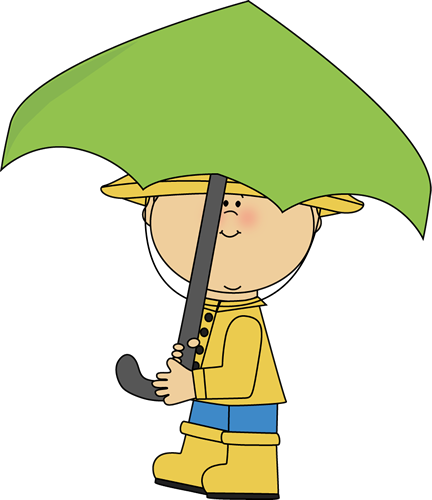 Boy Walking With An Umbrella - Boy With Umbrella Cartoon (432x500)