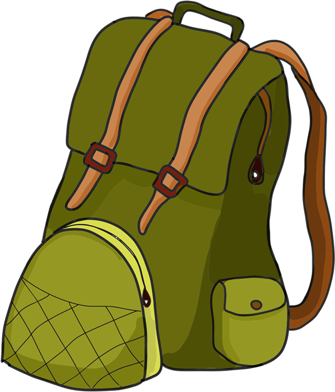 Book Bag Clipart 5 Free Backpack Clipart Backpack Clip - Hiking Backpack Clipart (700x801)