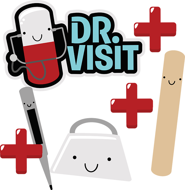 Dr Visit Svg Scrapbook Collection Doctor Svg - Doctor Visit Clip Art (648x664)