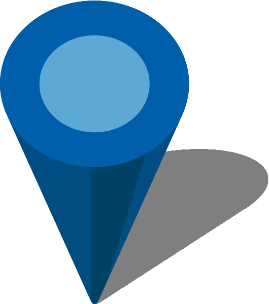 Primary Care Doctor Houston - Blue Location Icon Png (530x600)