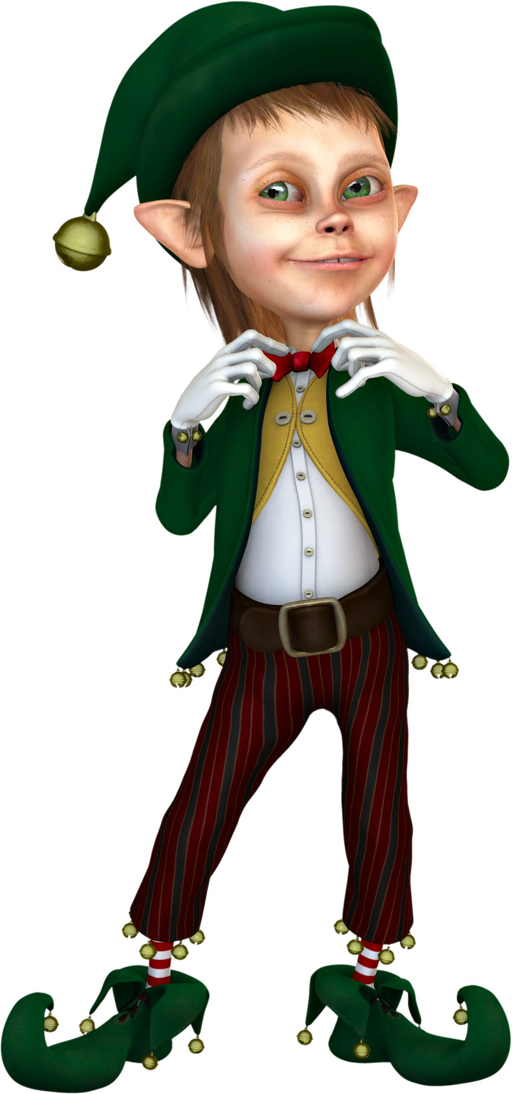 Elf Clipart Transparent Background - Christmas Elf Without Background (1006x2148)