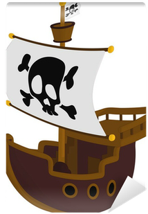 Pirate Ship Isolated On A White Background - Ship (400x400)