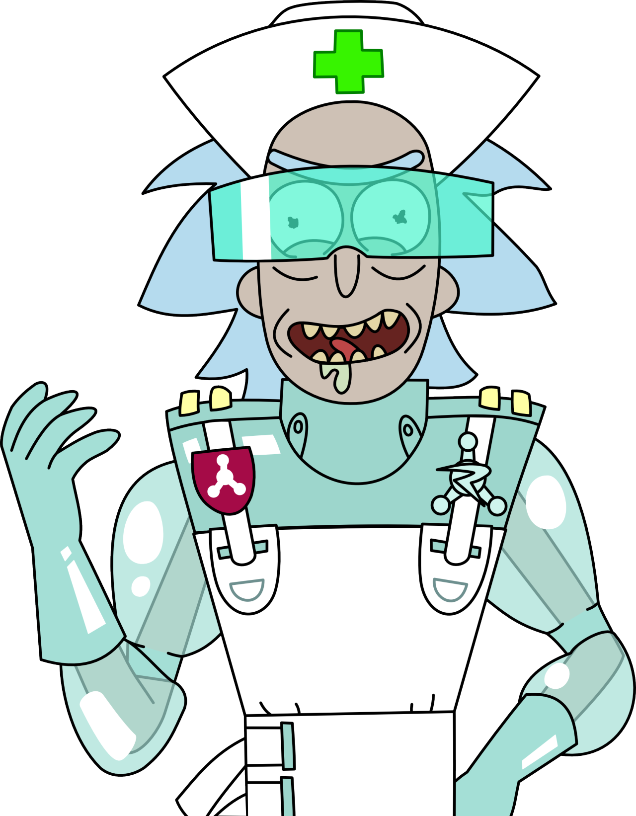 Surgeon Rick Transparent Vector, By Steel-scorpion - Surgeon Rick (1280x1642)