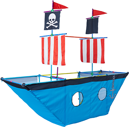 With Antsy Pants, You Get Play And Give Play - Antsy Pants Pirate Ship (447x409)