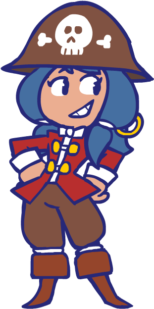 Pirate Hat Clipart Free - Cartoon (320x650)