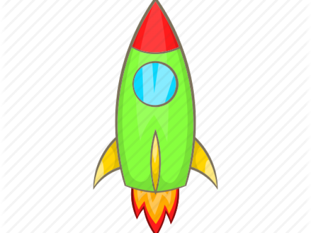 Pirate Ship Outline - Rocket Ship Green Cartooj (640x480)