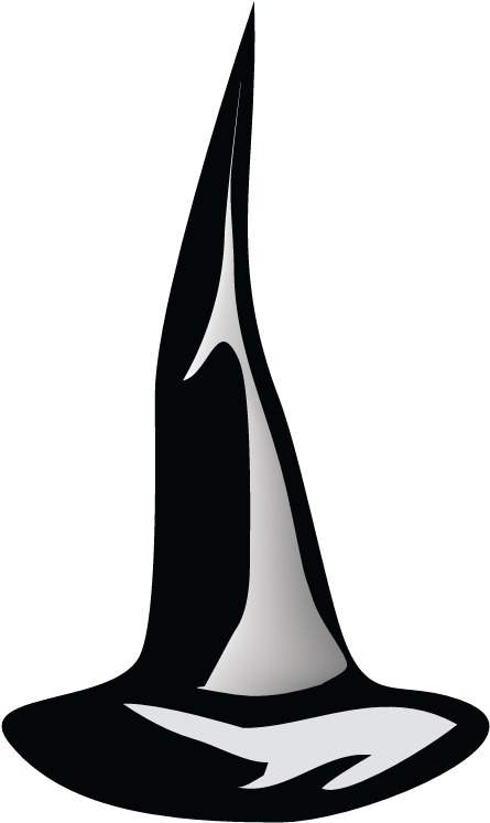 Witch Hat Clip Art Png And Svg Creation Creatures - Scalable Vector Graphics (612x792)