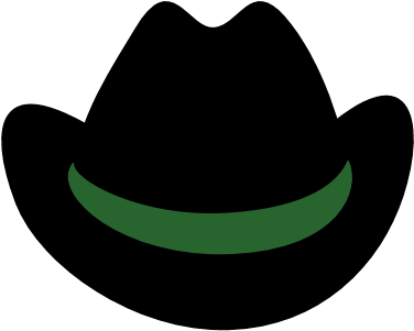 Hat Free Download Png - Green Cowboy Hat Png (408x340)