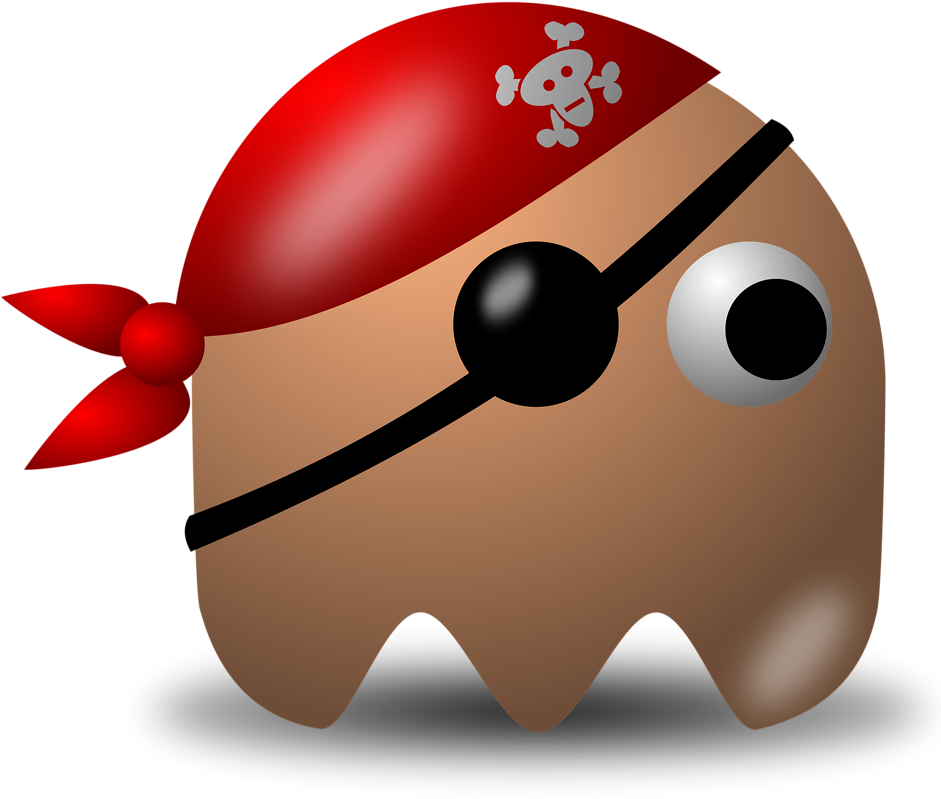 Pirate Hat Clip Art - Funny Pacman (2355x2005)