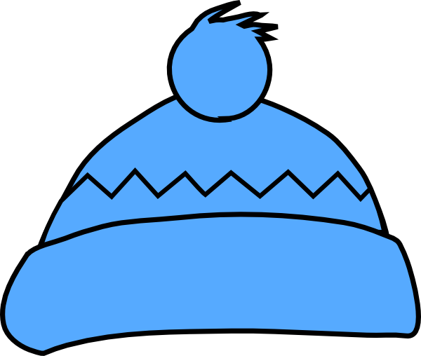 Most Popular Categories - Blue Winter Hat Clip Art (600x508)
