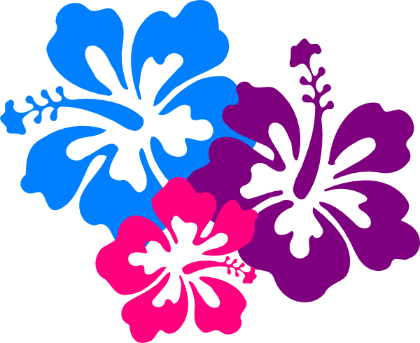 Hibiscus 10 Clip Art - Hawaiian Flower Vector (600x490)