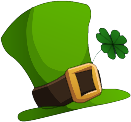 Leprechaun Hat Clip Art - Sombreros Png (548x506)