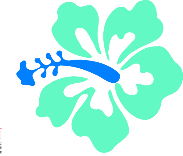 This Free Clip Arts Design Of Coral Hibiscus - Hibiscus Clip Art (600x513)