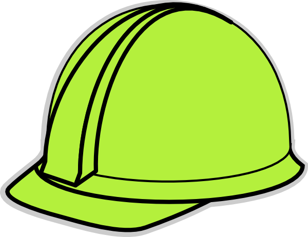 Green Hard Hat Clip Art (600x462)
