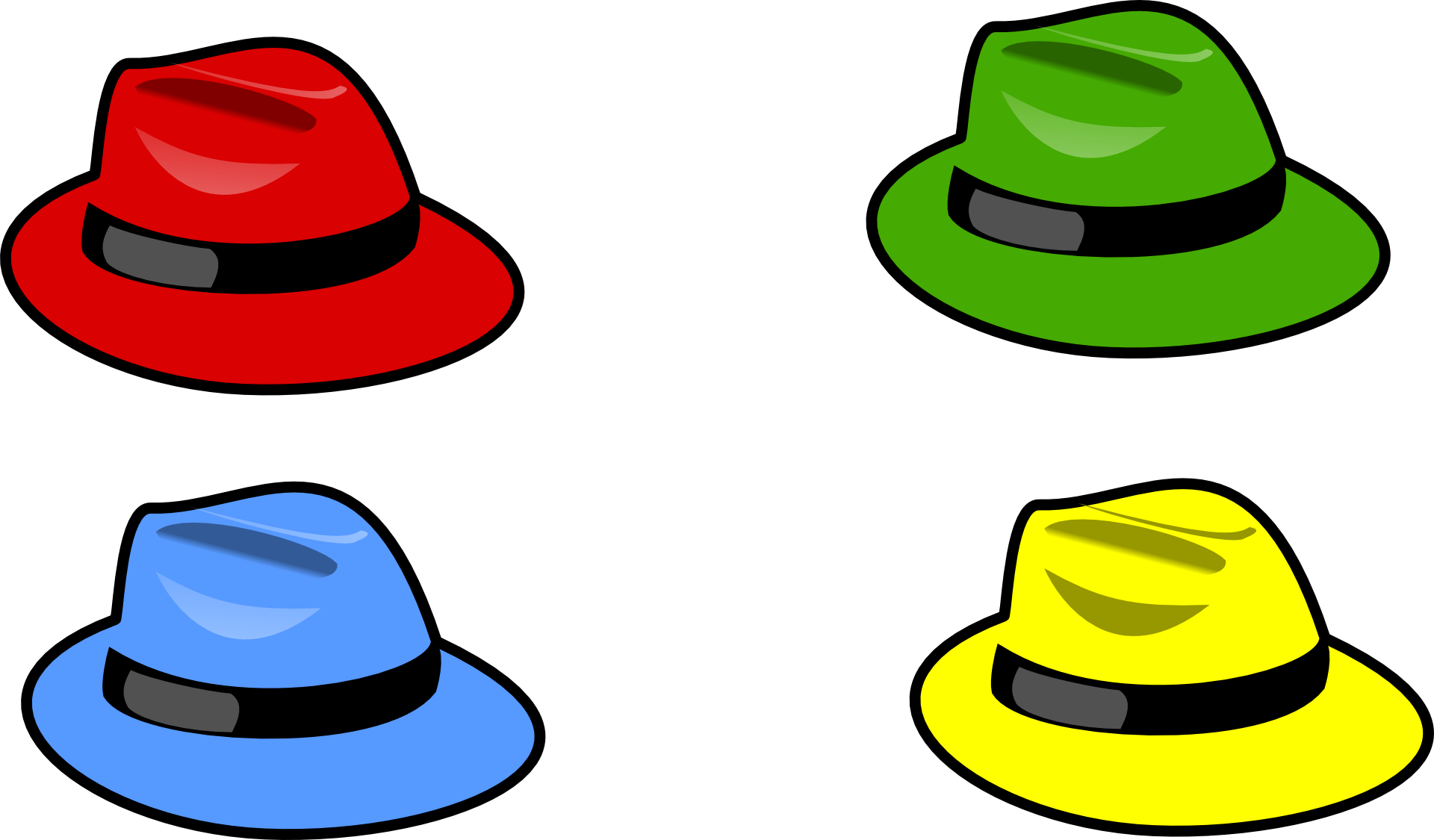 Six Thinking Hats Png (1920x1125)