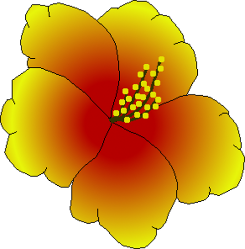 Hibiscus By Clipartcotttage - Rosemallows (493x500)