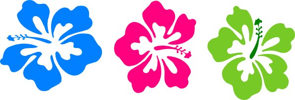 This Free Clip Arts Design Of Hibiscus By Kaz - Hibiscus Clip Art (600x204)