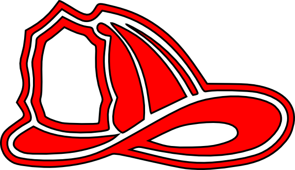 Firefighter Hat Cartoon Clipart - Fire Fighter Hat (600x347)
