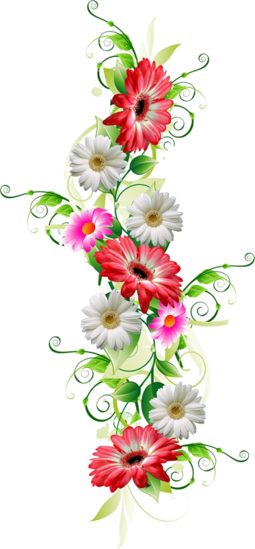 Decoupage Paper Them Flowers (373x800)