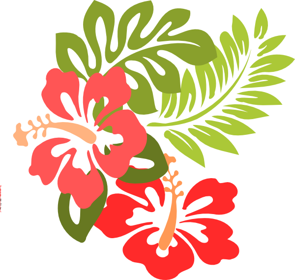 Hibiscus Clip Art (600x569)