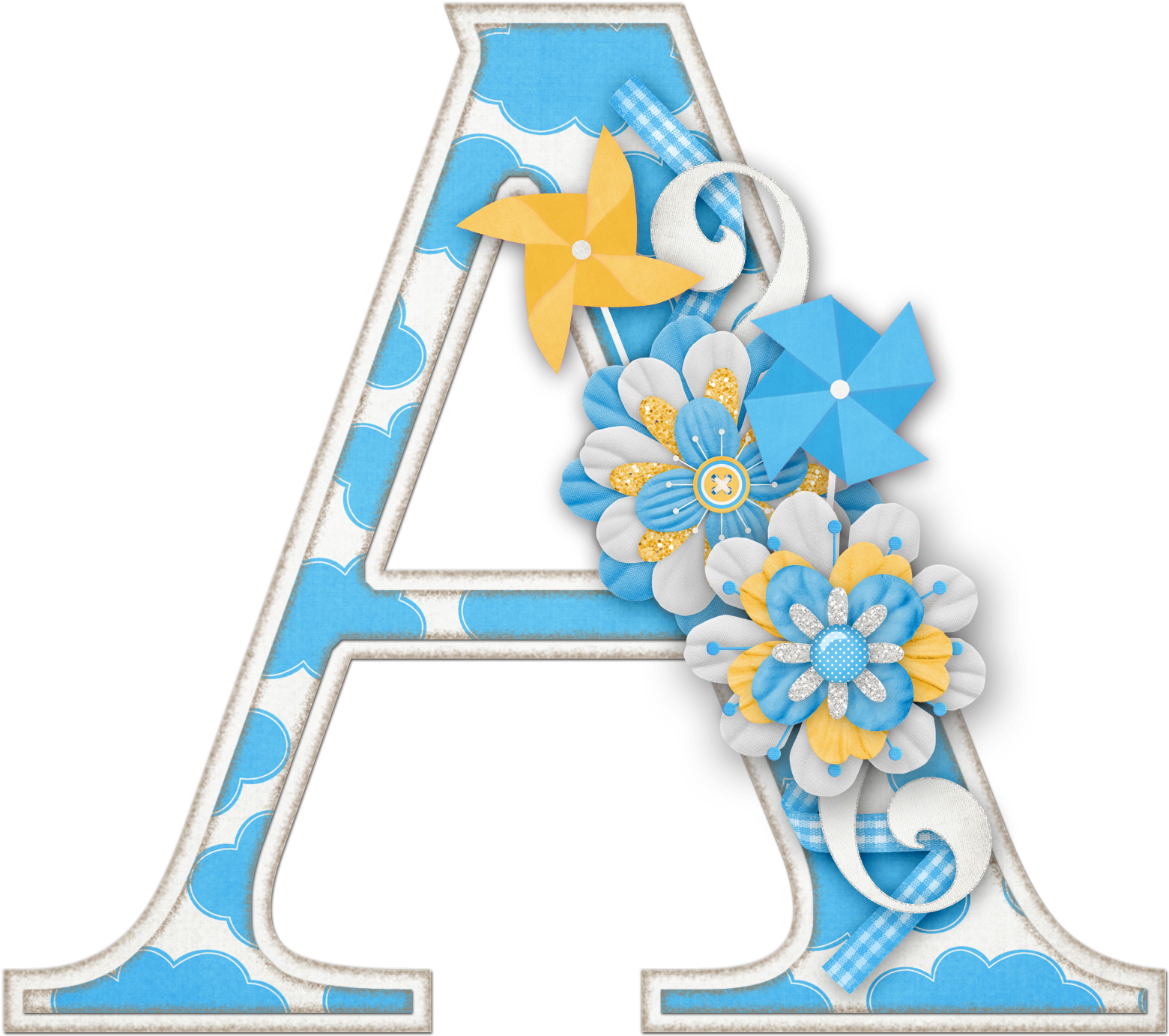 Alfabeto Colores Y Flores - Alphabet (1600x1458)