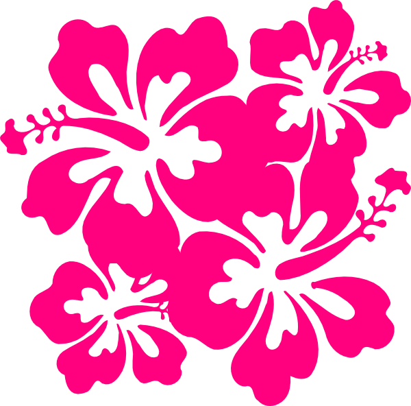Www - Clker - Com/cliparts/l/2/s/w/ - Clip Art Hawaiian Flowers (600x592)