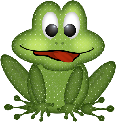 Tree Frog Clipart Fauna - Cute Frog Clipart Png Transparent (494x441)