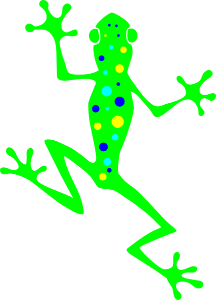 How To Set Use Green Spotted Frog Svg Vector - Frog Vector Free (432x599)