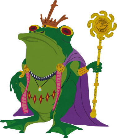 Frog King - South Park Frog King (377x445)