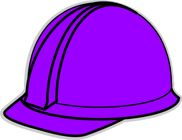 Purple Hard Hat Clip Art At Clker - Purple Hat Clip Art (640x480)