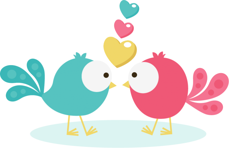 Love Birds Png - Birds In Love Png (800x516)