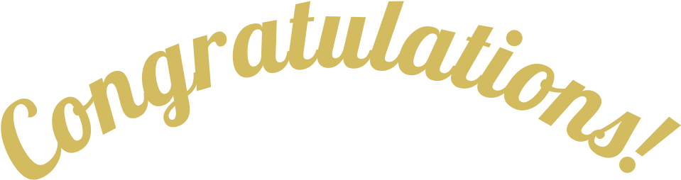 Winning Clipart Congratulation - Congratulations Clipart (982x287)