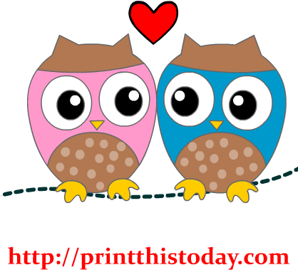 Bird Clipart Owl - Cute Letter Writing Paper (417x417)