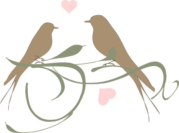 Owl Love Birds Cartoon Love Birds Clip Art Vector - Mark Twain Joy Quote (600x446)