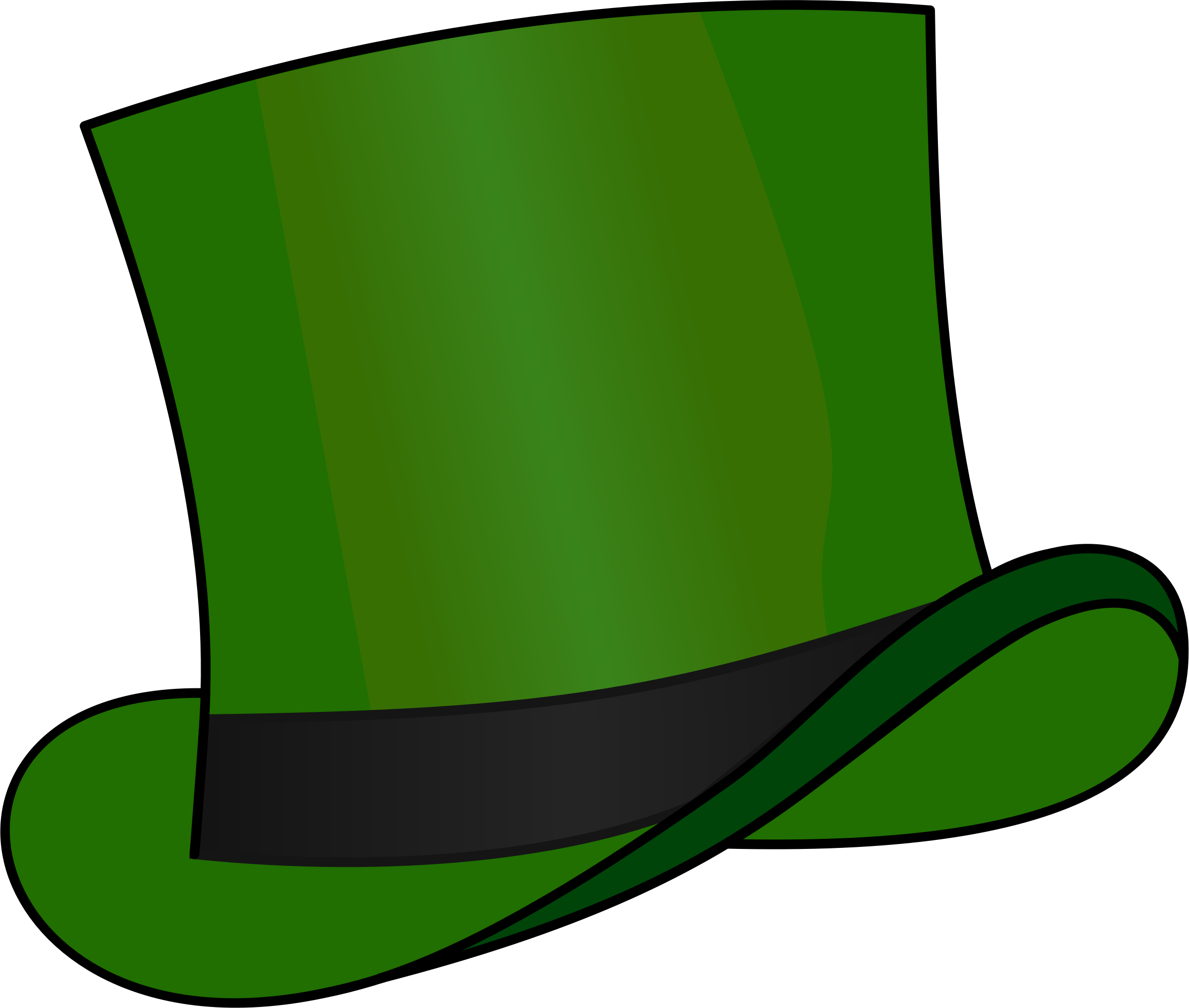 Top Hat Green - Six Thinking Hats Green Hat (2377x2015)