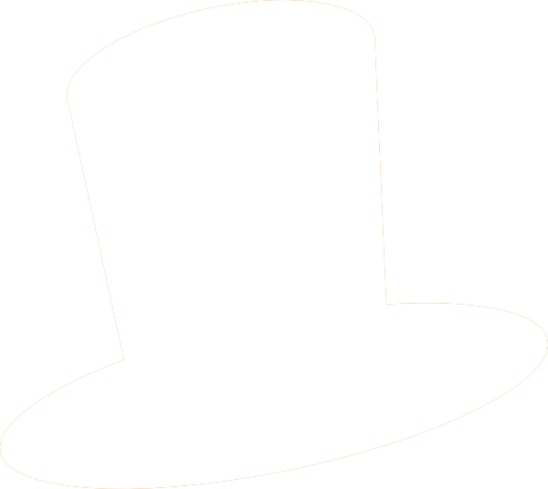 Clipart Info - White Top Hat Clipart (600x536)