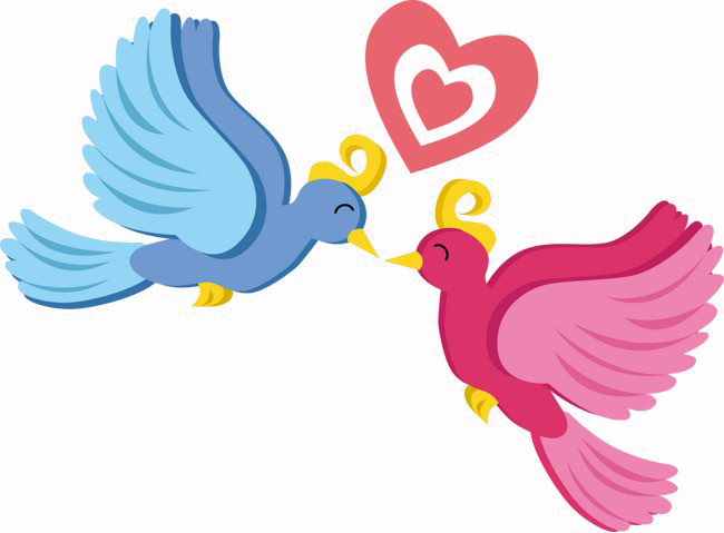 Love Birds Png Photo - Love Birds Png (650x479)