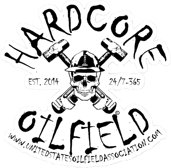 Hard Hat Decals - Oil Field Drawing (594x586)