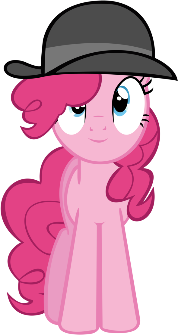 Pinkie Pie Bowler Hat Vector By Drfatalchunk - Pinkie Pie (697x1146)