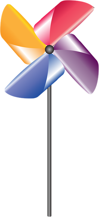 Colorful Pinwheel Cliparts - Band (329x720)