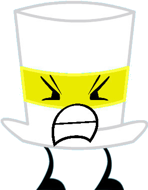 Top Hat Clipart Bfdi - Bfdi Top Hat (397x430)
