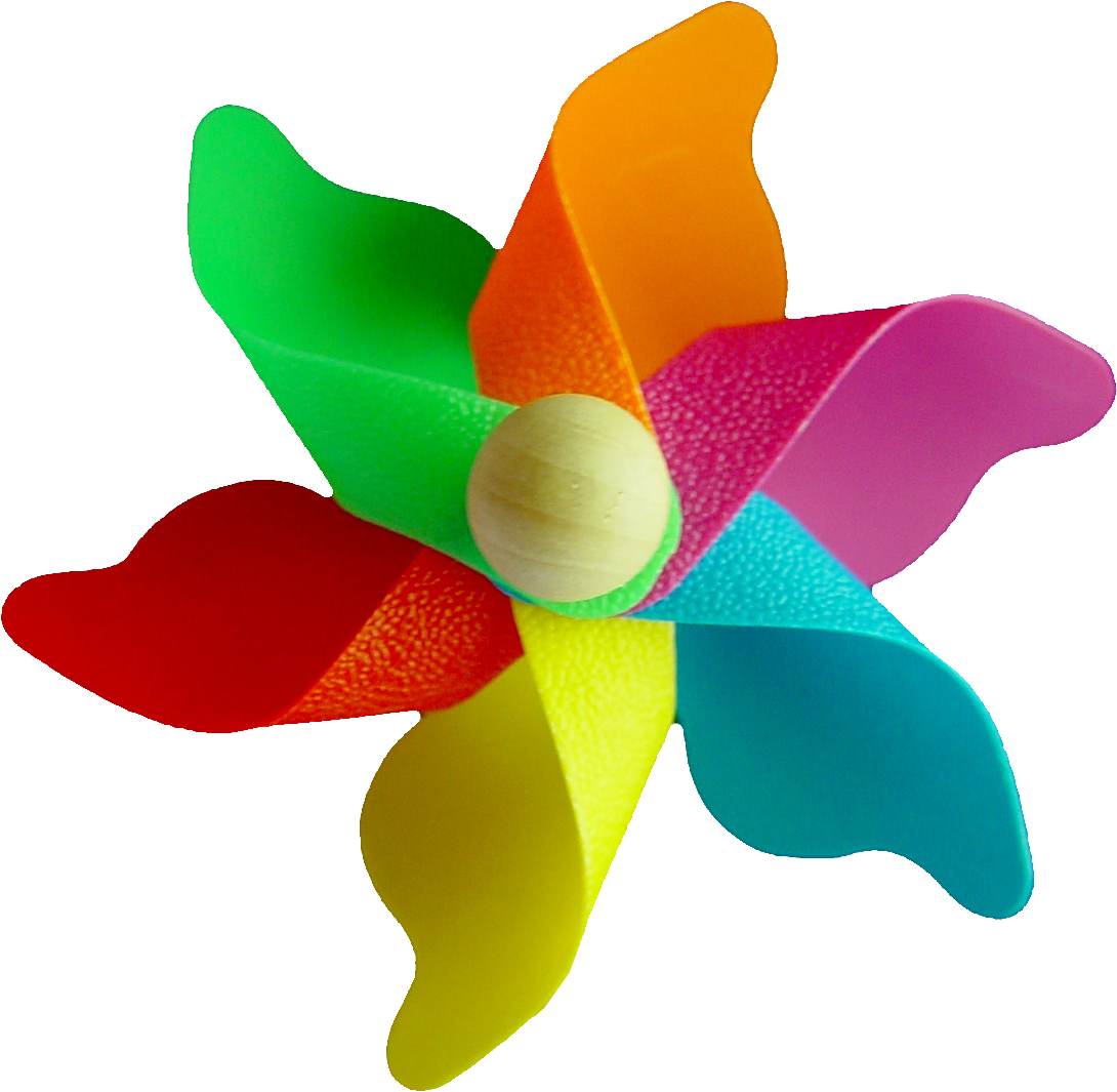 Colorful Pinwheel Cliparts 9, - Fast Shutter Speed Photography (1286x1269)