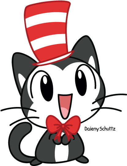 Chibi The Cat In The Hat By Daieny On Deviantart - Cat In The Hat Chibi (600x600)