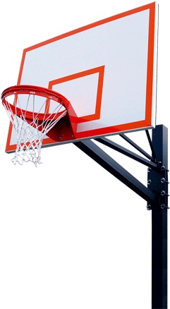 Basketball Hoop Border Free - Basketball Hoop Png Transparent (460x460)