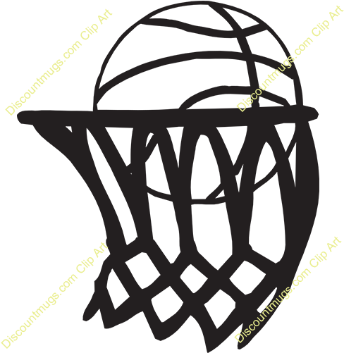 Free Ball In Hoop Clipart - Netball Images Clip Art (500x500)