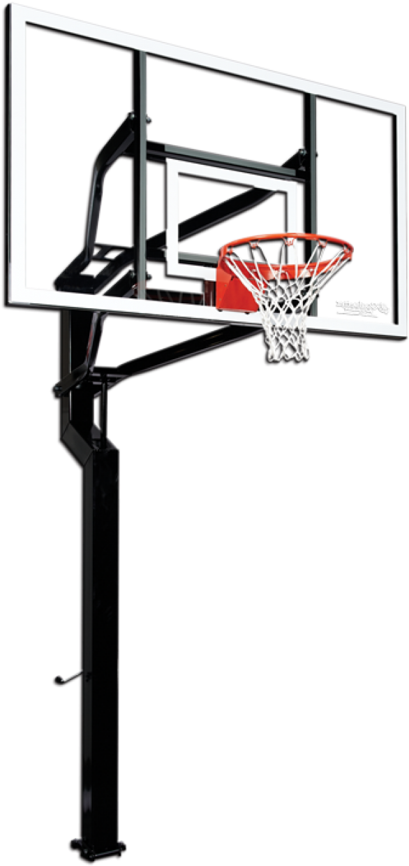 A History Of Goalsetter Basketball Hoops - Outdoor Basketball Hoop (600x1304)