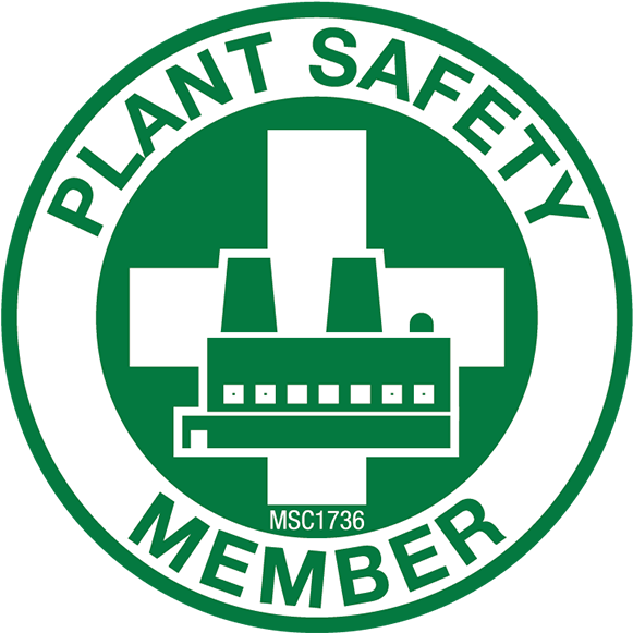 Plant Safety Member Hard Hat Emblem - Christian Barber Sticker 3024 (600x600)