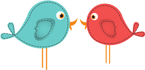 Bird With Love Heart Stock Vector Colourbox - Vector Graphics (550x550)