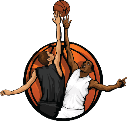 Image Result For Jump Ball Clip Art - Basketball Jump Ball (419x399)